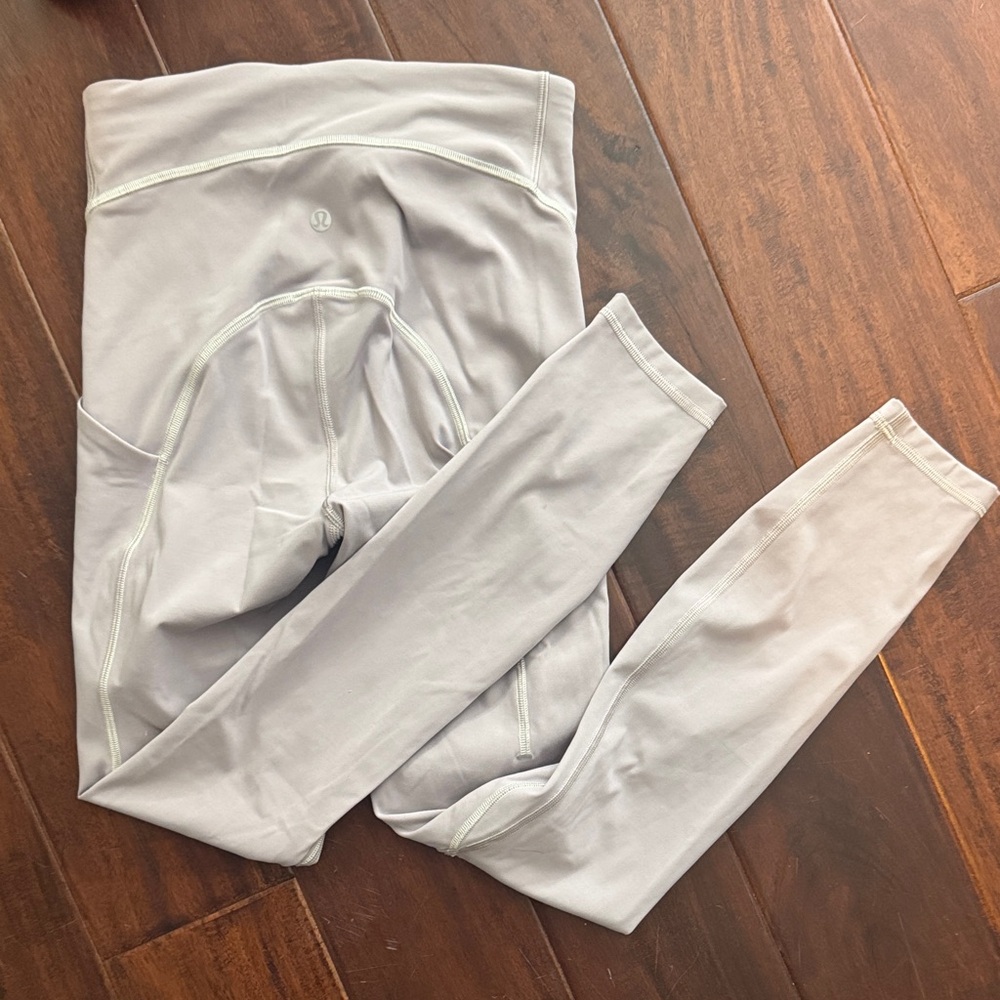 lululemon athletica Light Gray Leggings